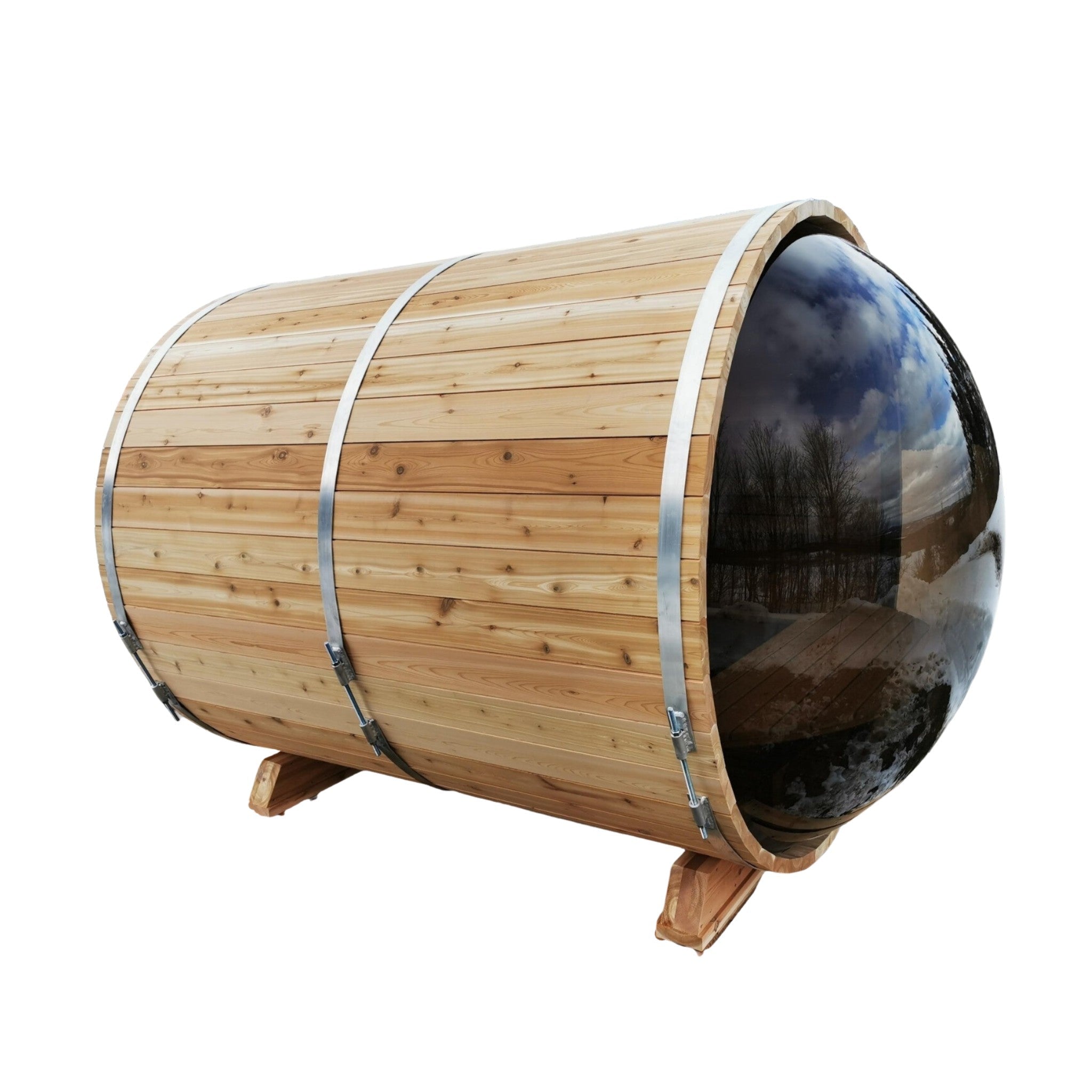 Sauna Boréal Panoramique 8' - Sauna Co