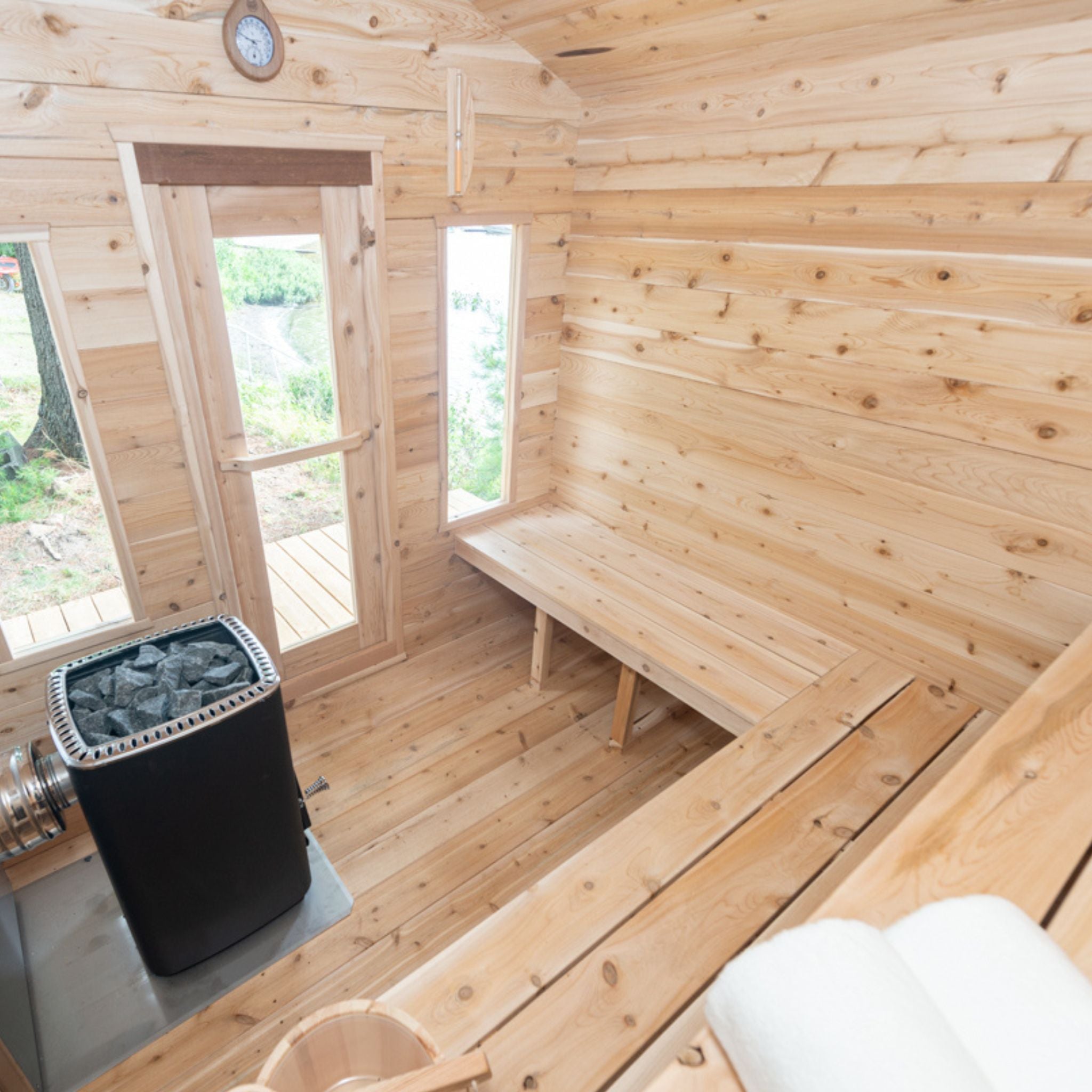 Sauna Cabane Géorgienne 7x7 - Sauna Co