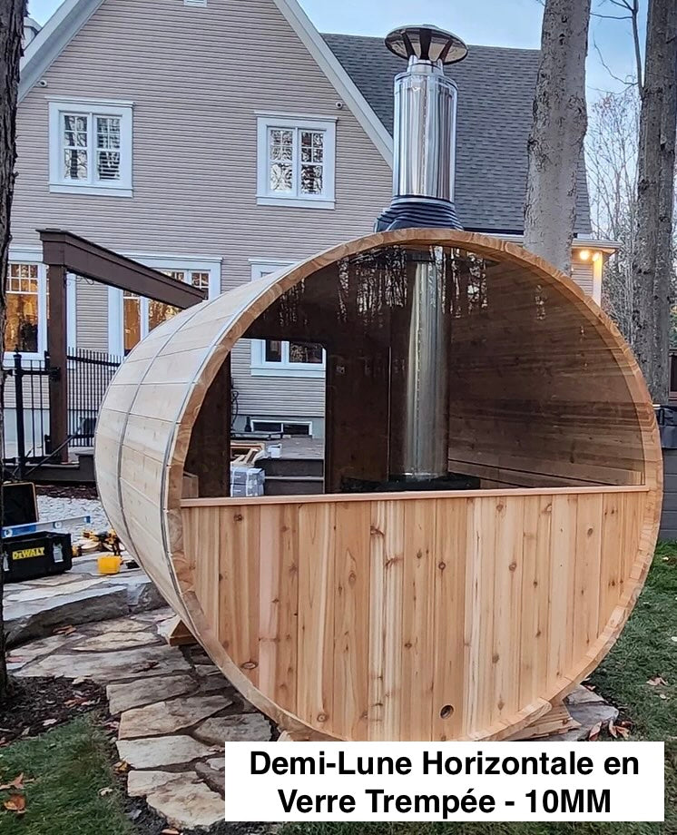 Sauna Boréal Traditionnel 7' avec Porche