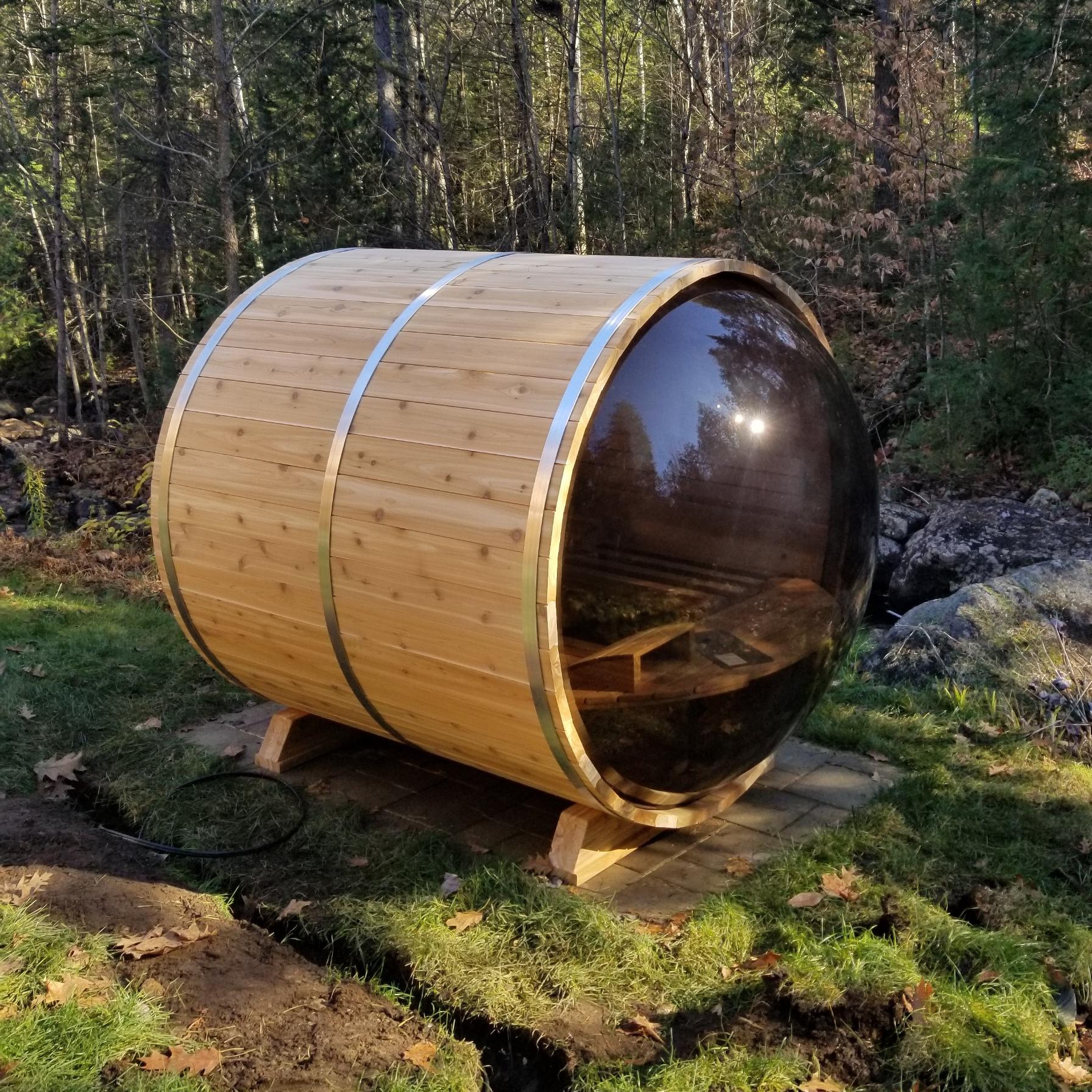 Sauna Boréal Panoramique 6' - Sauna Co