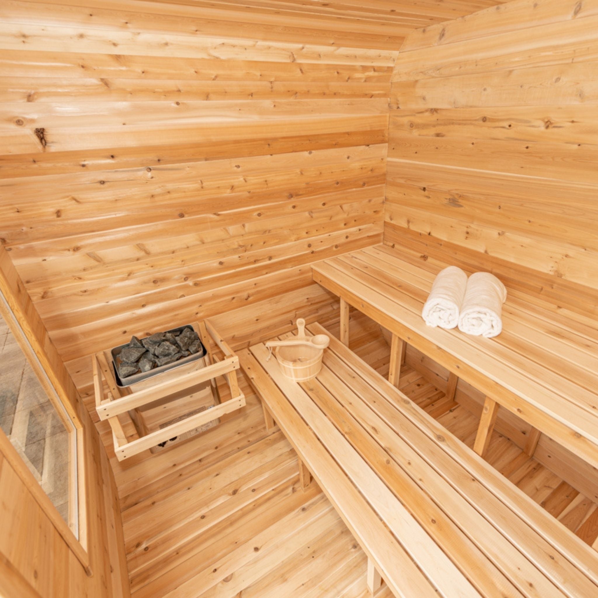 Sauna Cube Luna 7x7 - Sauna Co